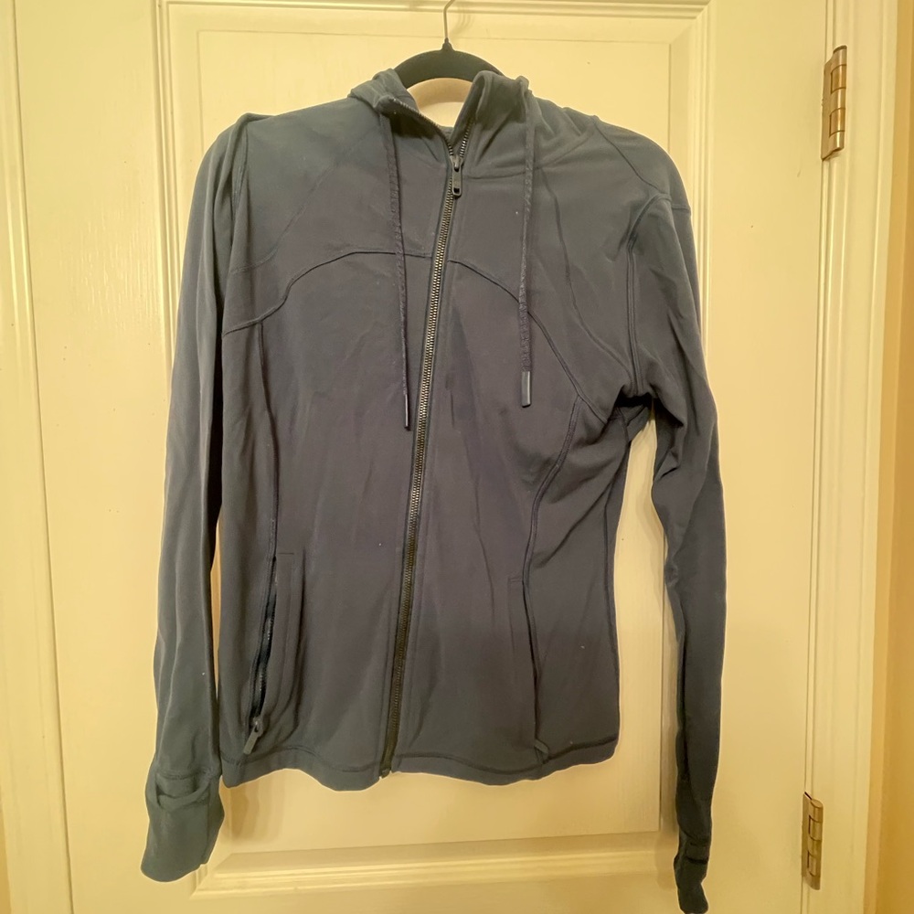 Lululemon Athletica Blue Zip-Up Jacket